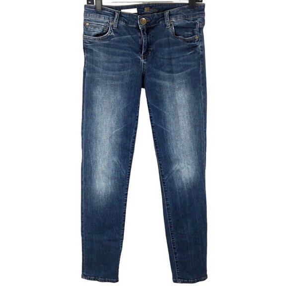 Kut From The Kloth Catherine Boyfriend Jeans Women's Size 2 Medium Wash Denim - Picture 2 of 10